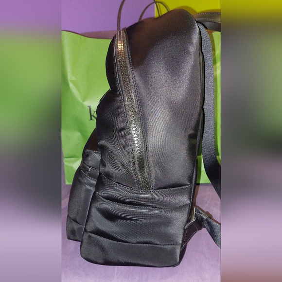 Kate Spade Ella Puffy Backpack in Black - Picture 4 of 8
